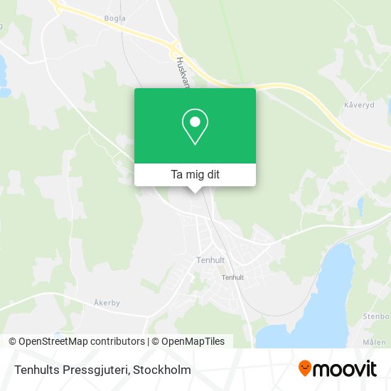 Tenhults Pressgjuteri karta