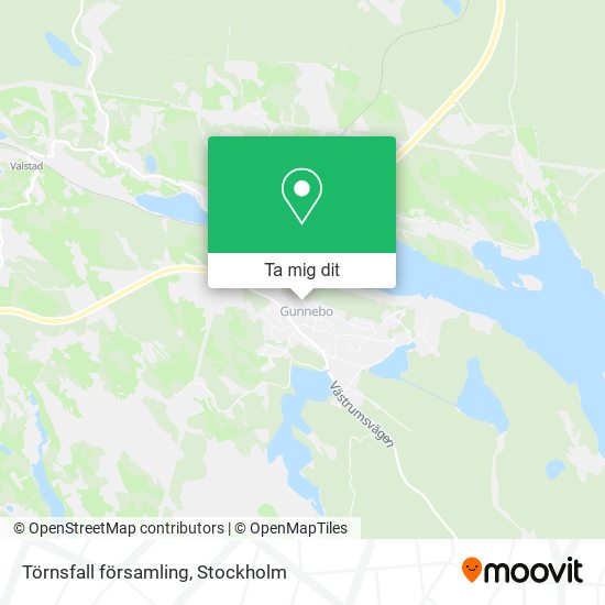 Törnsfall församling karta