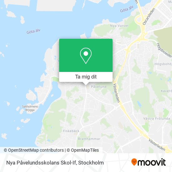 Nya Påvelundsskolans Skol-If karta