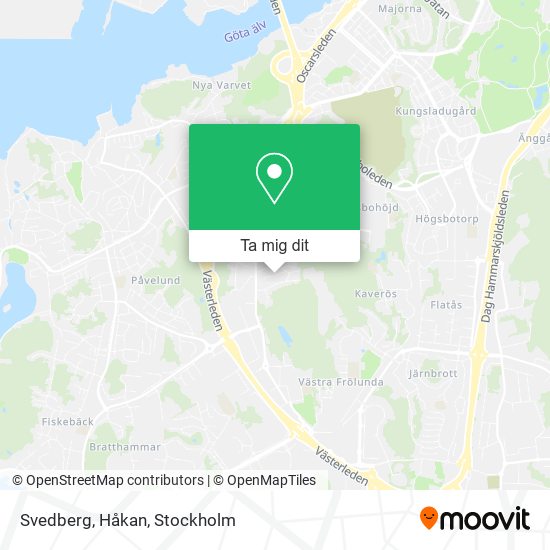 Svedberg, Håkan karta