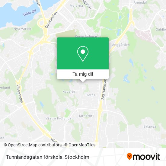 Tunnlandsgatan förskola karta