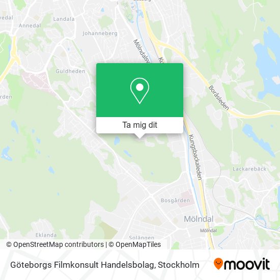 Göteborgs Filmkonsult Handelsbolag karta