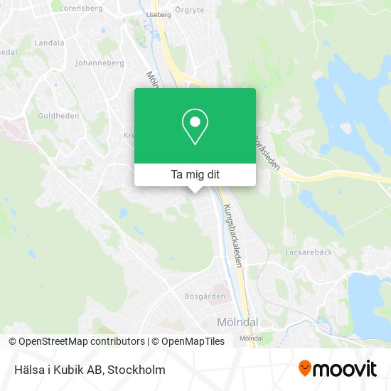 Hälsa i Kubik AB karta
