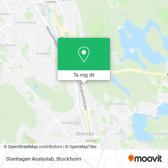 Stenhagen Analyslab karta