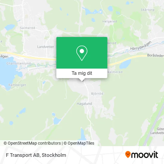 F Transport AB karta