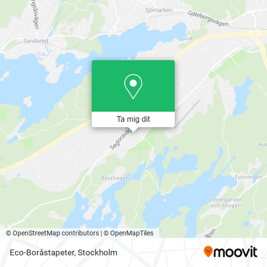 Eco-Boråstapeter karta