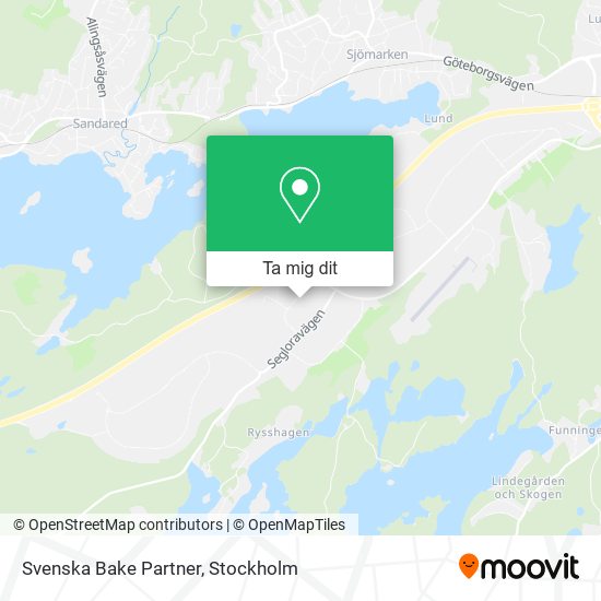 Svenska Bake Partner karta