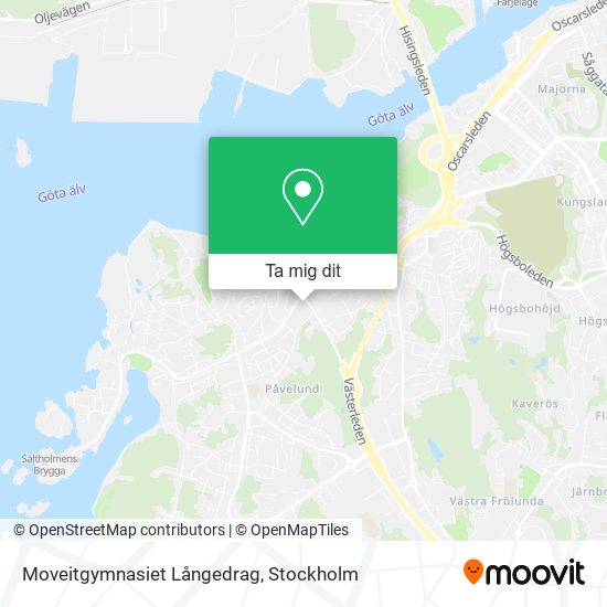 Moveitgymnasiet Långedrag karta