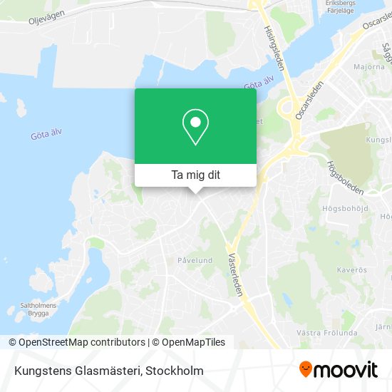 Kungstens Glasmästeri karta