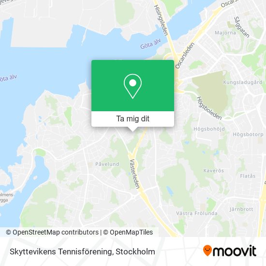 Skyttevikens Tennisförening karta