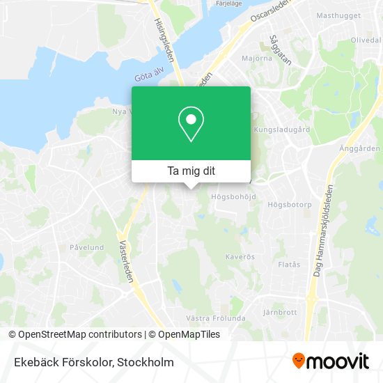 Ekebäck Förskolor karta