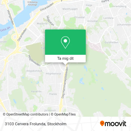 3103 Cervera Frolunda karta