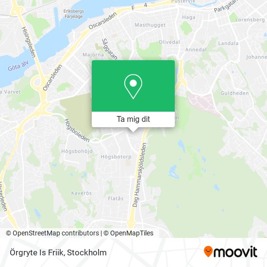 Örgryte Is Friik karta