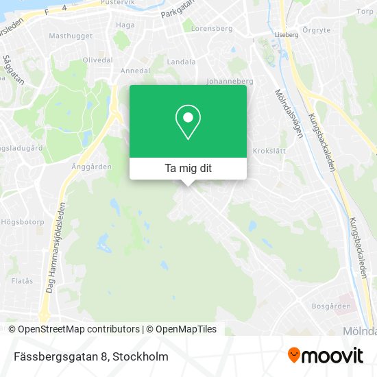 Fässbergsgatan 8 karta
