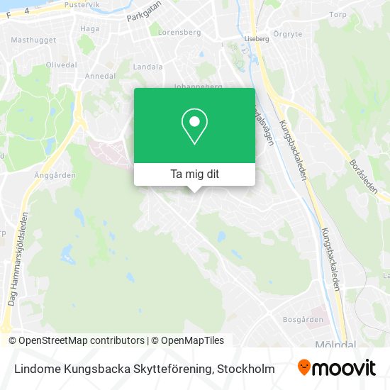 Lindome Kungsbacka Skytteförening karta