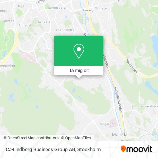 Ca-Lindberg Business Group AB karta