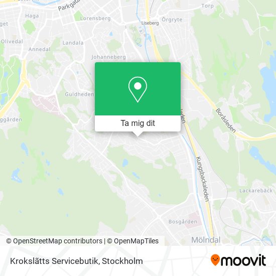 Krokslãtts Servicebutik karta