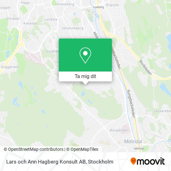 Lars och Ann Hagberg Konsult AB karta