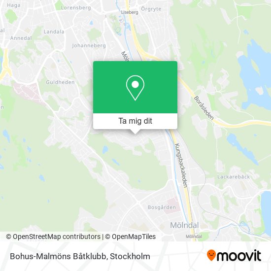 Bohus-Malmöns Båtklubb karta