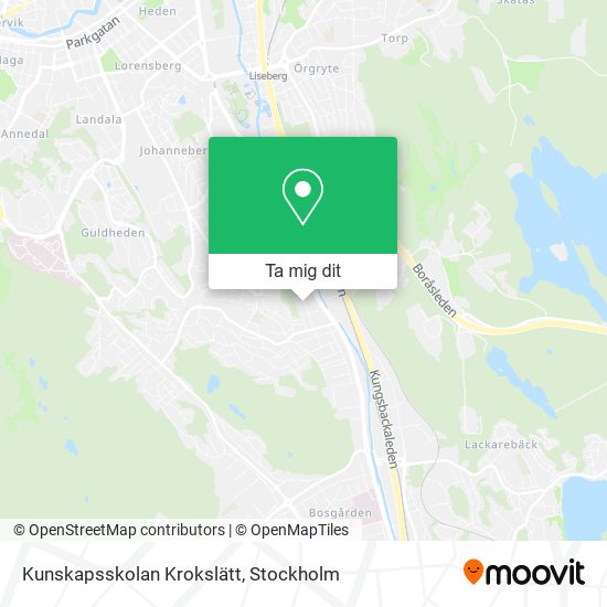 Kunskapsskolan Krokslätt karta