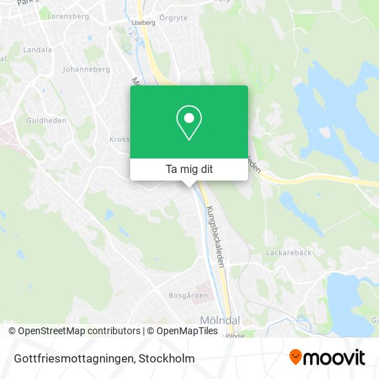 Gottfriesmottagningen karta