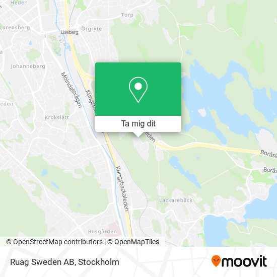 Ruag Sweden AB karta