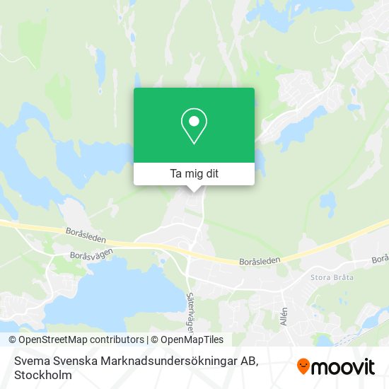 Svema Svenska Marknadsundersökningar AB karta
