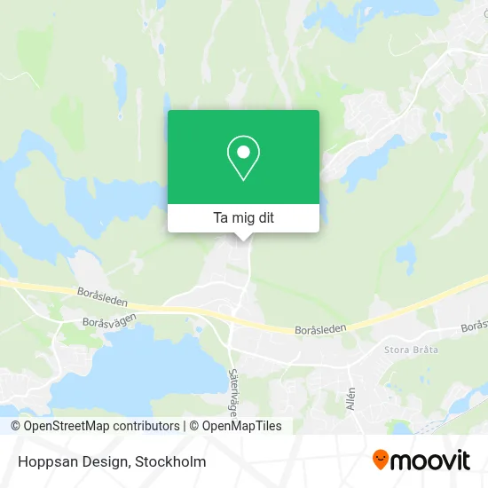 Hoppsan Design karta