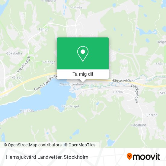 Hemsjukvård Landvetter karta