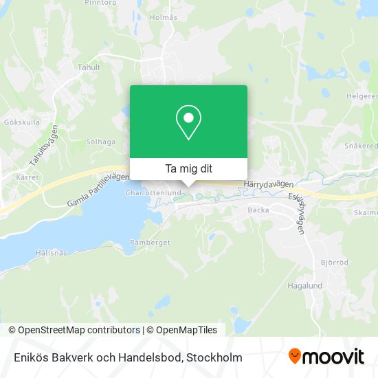 Enikös Bakverk och Handelsbod karta