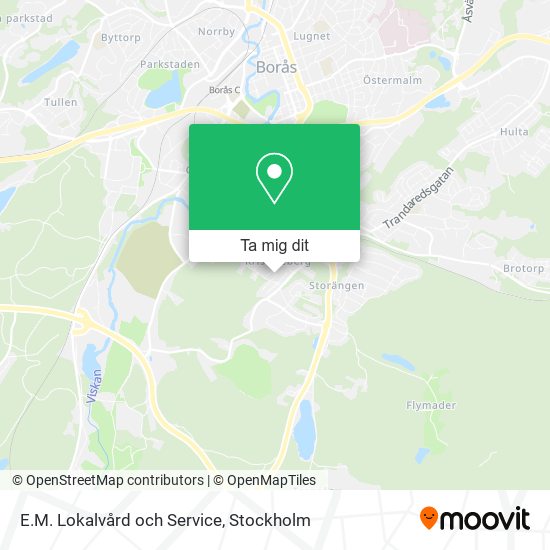 E.M. Lokalvård och Service karta