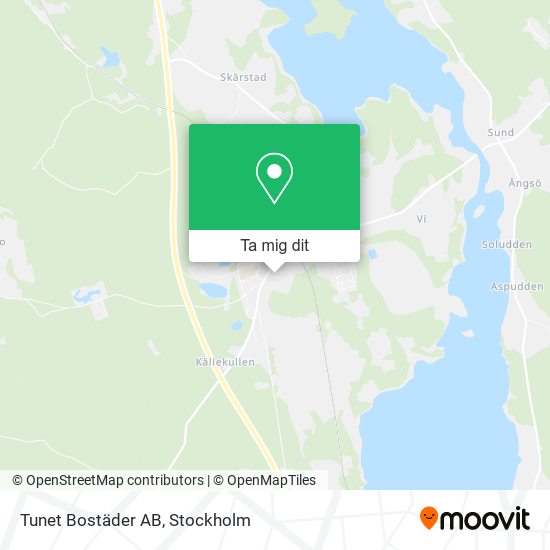 Tunet Bostäder AB karta