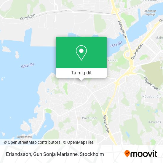 Erlandsson, Gun Sonja Marianne karta