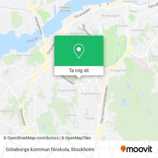 Göteborgs kommun förskola karta