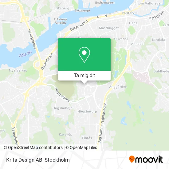 Krita Design AB karta