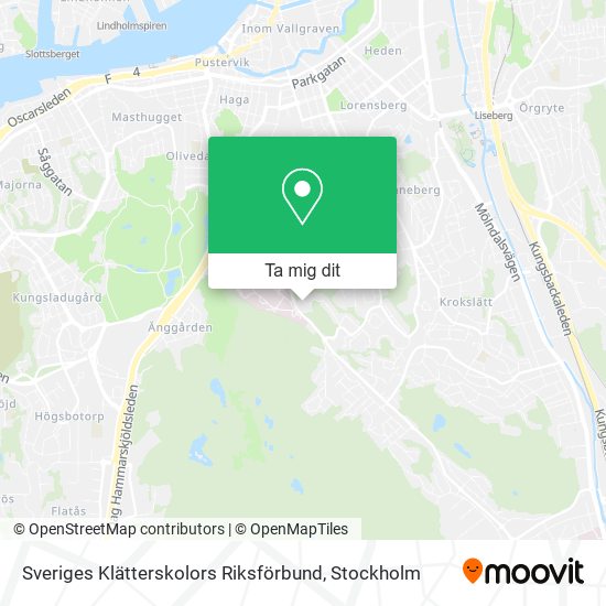 Sveriges Klätterskolors Riksförbund karta