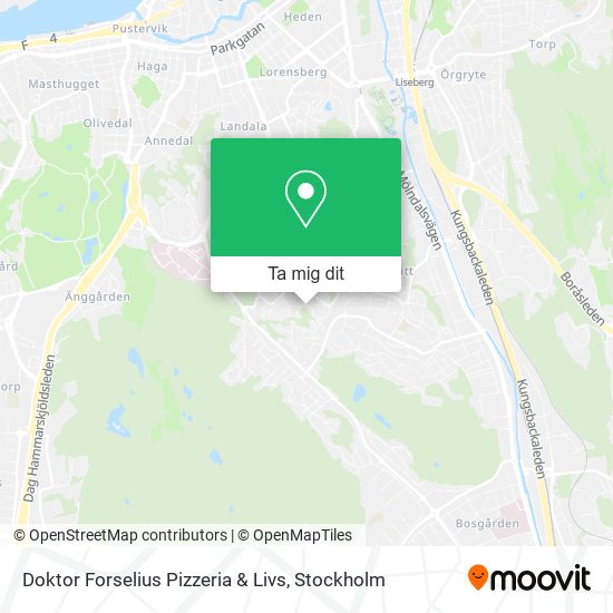 Doktor Forselius Pizzeria & Livs karta