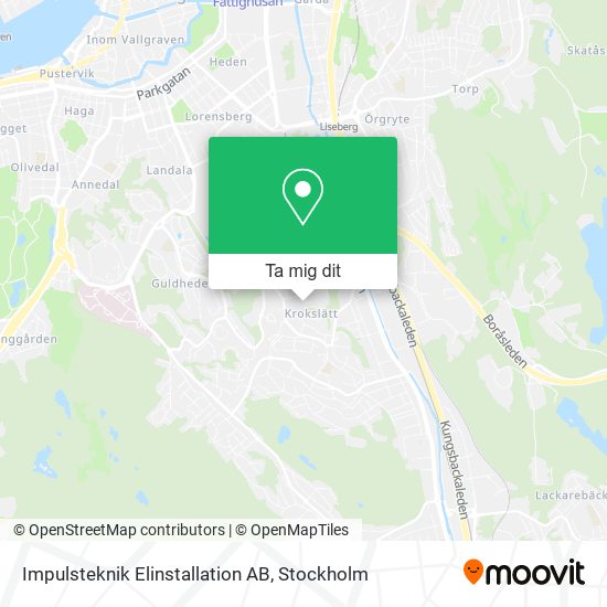 Impulsteknik Elinstallation AB karta