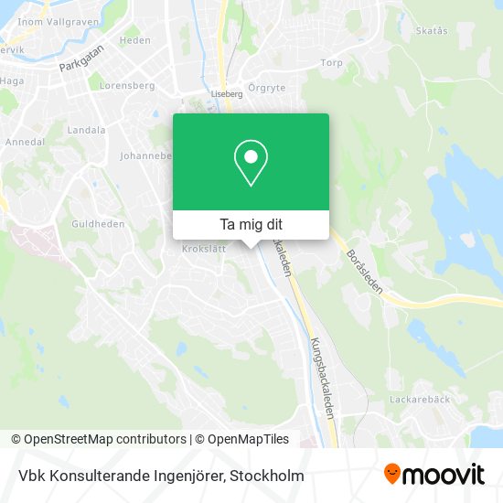 Vbk Konsulterande Ingenjörer karta