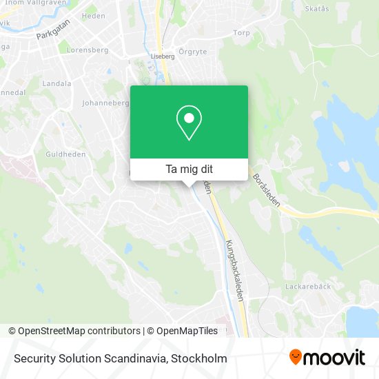 Security Solution Scandinavia karta