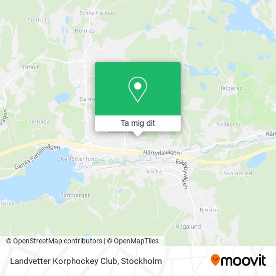 Landvetter Korphockey Club karta