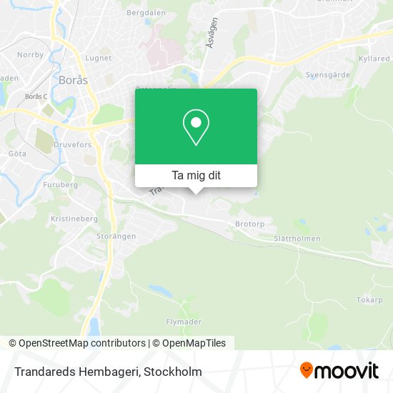 Trandareds Hembageri karta