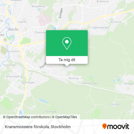 Kransmossens förskola karta