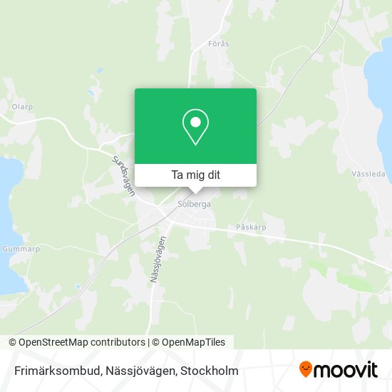 Frimärksombud, Nässjövägen karta