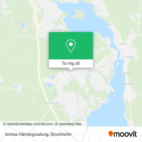 Anitas Hårologisalong karta