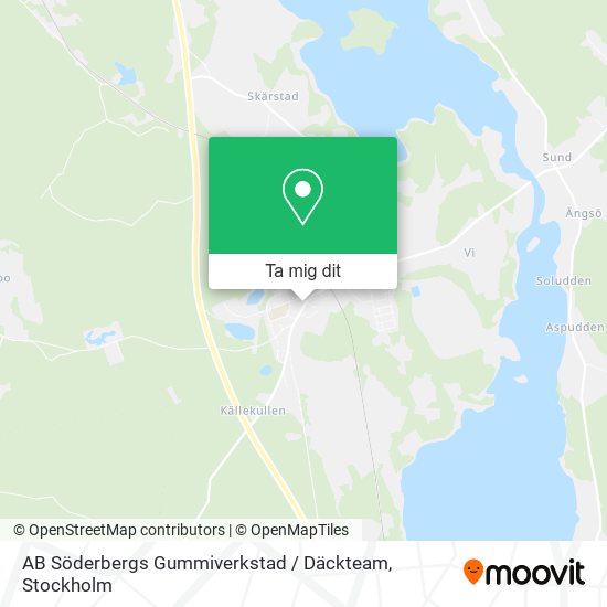 AB Söderbergs Gummiverkstad / Däckteam karta