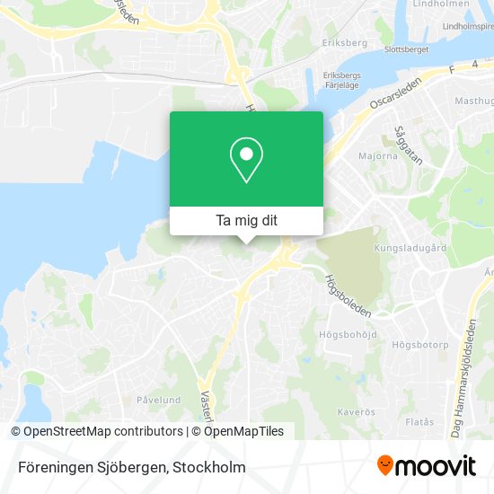 Föreningen Sjöbergen karta