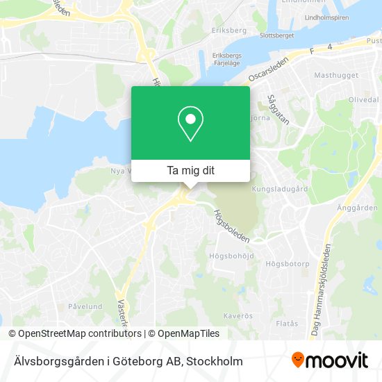 Älvsborgsgården i Göteborg AB karta