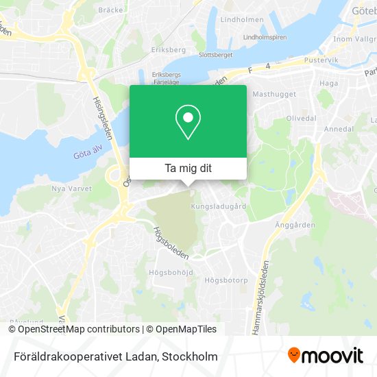 Föräldrakooperativet Ladan karta