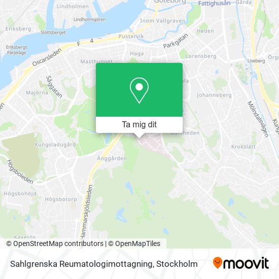 Sahlgrenska Reumatologimottagning karta